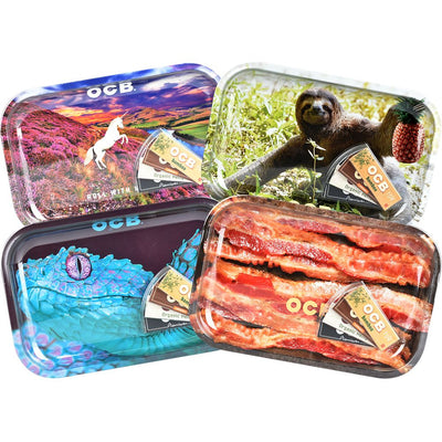 OCB Rolling Papers & Tray Combo - 1 1/4 / 12ct