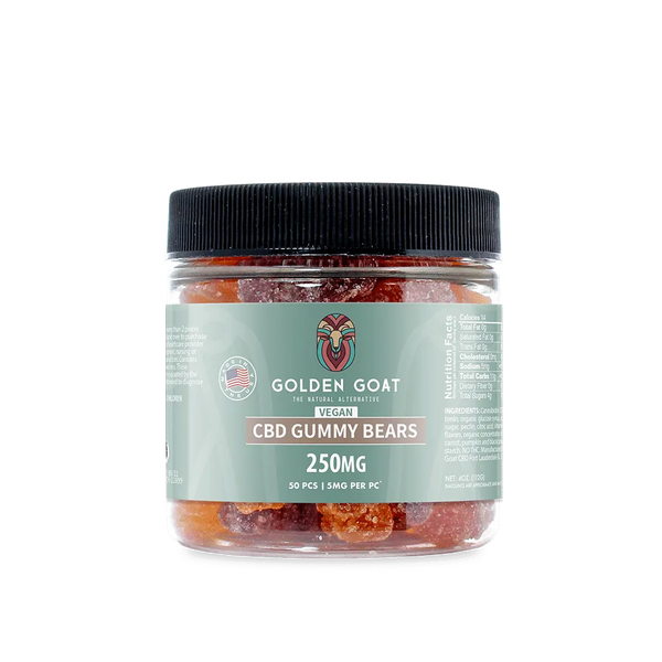 CBD Vegan Gummies 250MG - Clear Bears