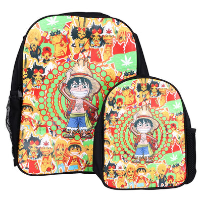 Dabtized Smell Proof Backpack & Mini Backpack | 2pc Set | 14" x 16.5"