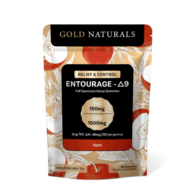 Gold Naturals 5 mg Entourage Δ9 Gummy