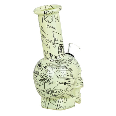 Skull Equations Mini Glass Water Pipe - 5.75" / 14mm F - Headshop.com