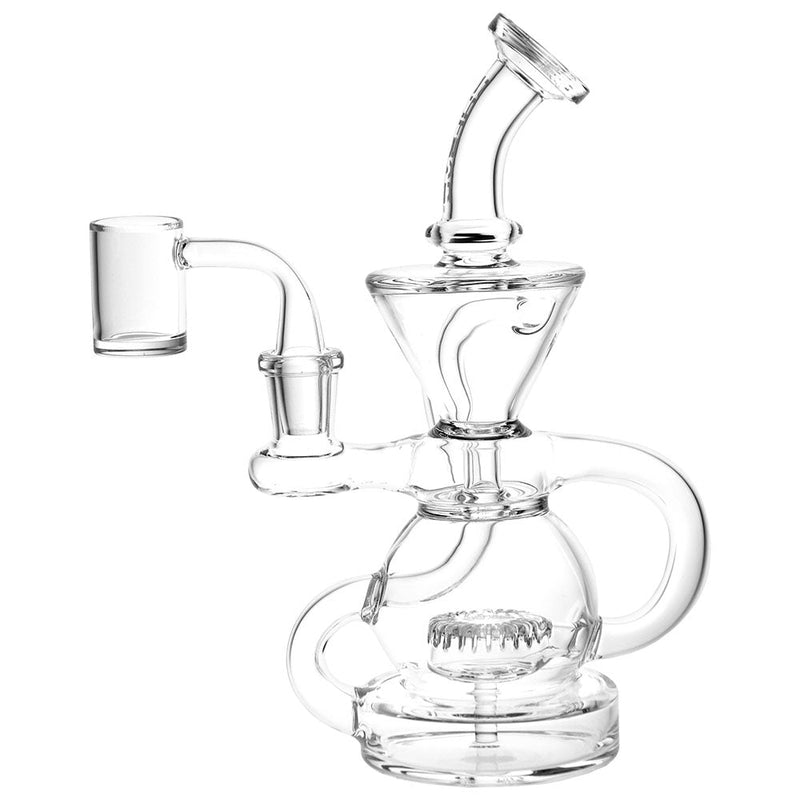 Pulsar Kicked Back Recycler Rig - 7.5" / 14mm F / Clear - Headshop.com