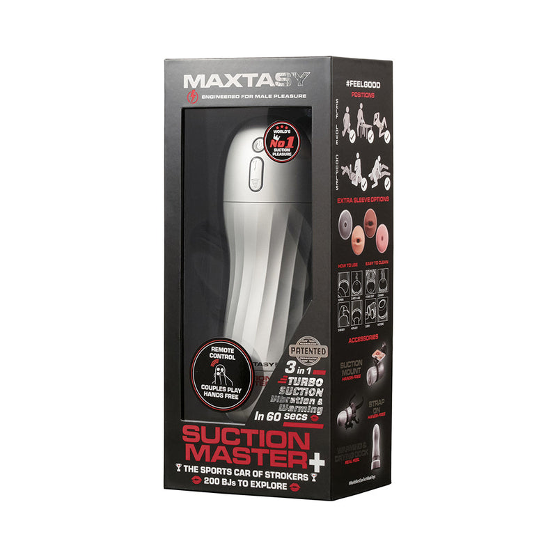 Maxtasy Suction Master Realistic With Remote Nude Plus