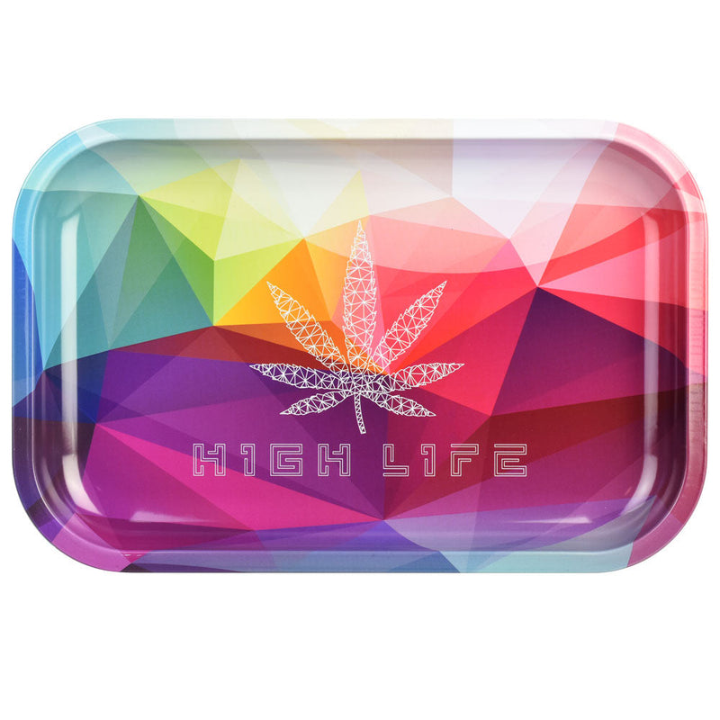 High Life Metal Rolling Tray - Headshop.com