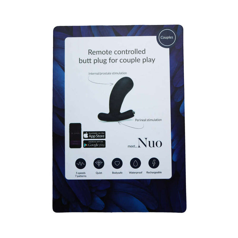 Je Joue Nuo V.2 App-Compatible Anal Plug Black