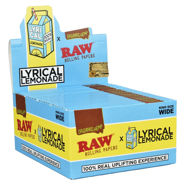 RAW x Lyrical Lemonade Rolling Papers - Hemp / 32pc / 50ct