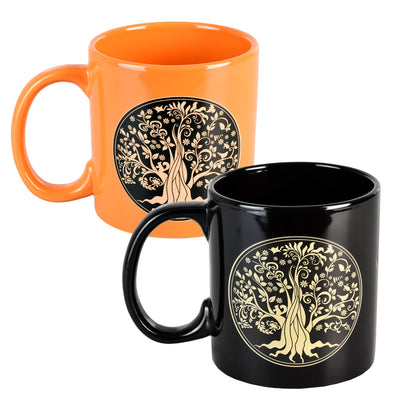 Tree of Life Ceramic Drinking Mug | 22oz - Headshop.com