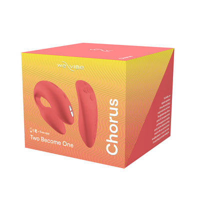 We-Vibe Chorus Rechargeable Remote-Controlled Silicone Couples Vibrator Crave Coral