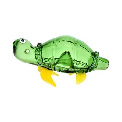 Lounging Loggerhead Glass Hand Pipe - 4" - Headshop.com