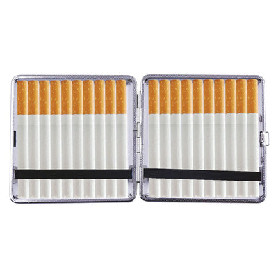 12PC DISP - Fujima Faux Leather Cigarette Case - King Size/Asst Clrs - Headshop.com