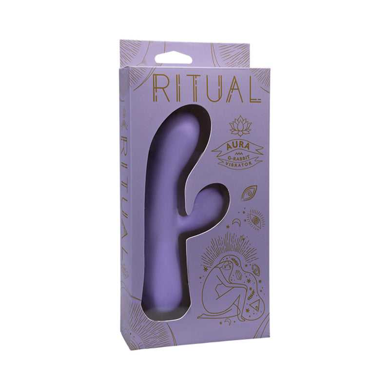 RITUAL Aura Rechargeable Silicone Rabbit Vibrator Lilac - Headshop.com