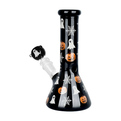 Halloween Decoration Glow Glass Bong - 7.75" / 14mm F - Headshop.com