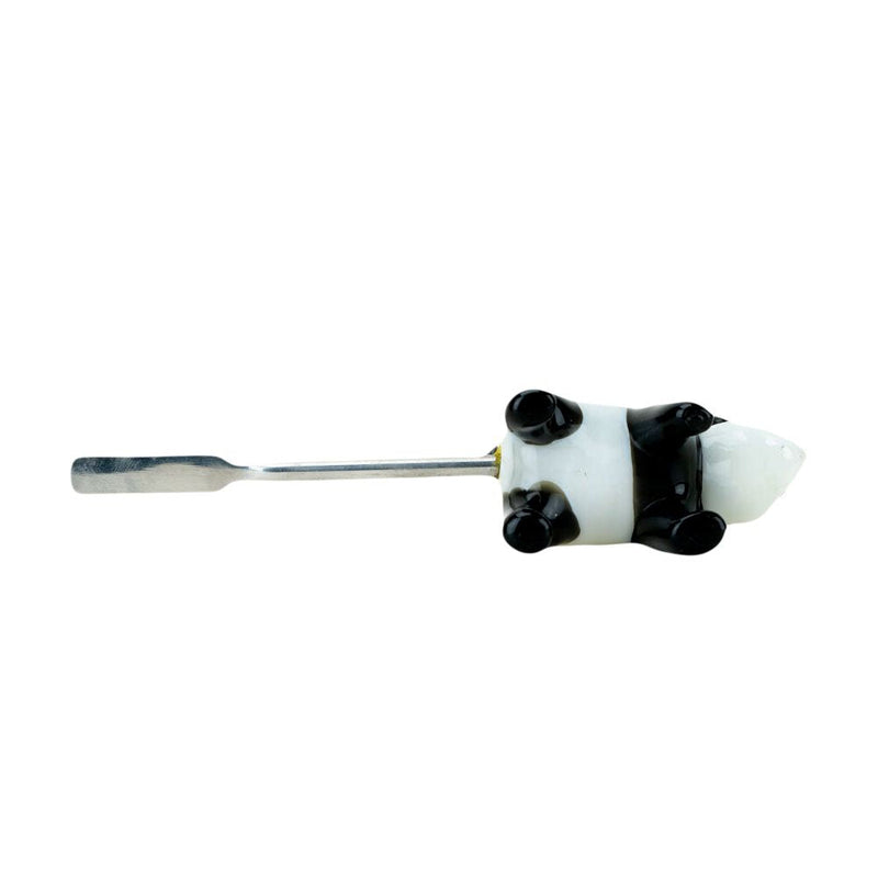 Empire Glassworks Metal & Glass Dab Tool - 4.5" / Panda Dabber