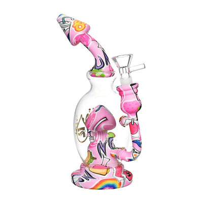 Pulsar Shroom Celebration Water Pipe | 8" | 14mm F - Headshop.com