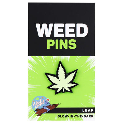 Wood Rocket Hemp Leaf Soft Enamel Lapel Pin