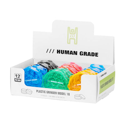 Human Grade Plastic 2" Grinder 24 pcs - Headshop.com