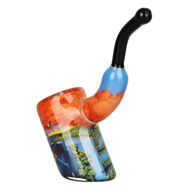 Grateful Dead x Pulsar Inside Print Bent Sherlock Pipe | 4"