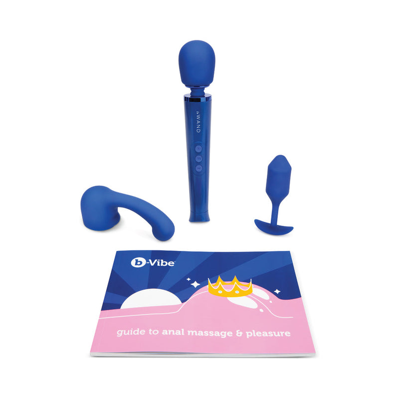 b-Vibe Anal Massage & Education Set Blue