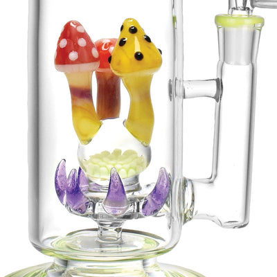 BIIGO Funky Fungus Water Pipe - 13.5" / 14mm F - Headshop.com