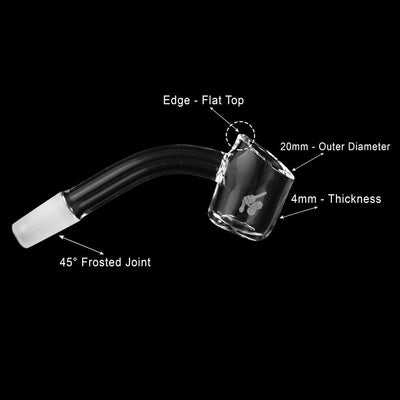 ORIGINAL QUARTZ BANGER - 45° DEGREE | YL - Headshop.com