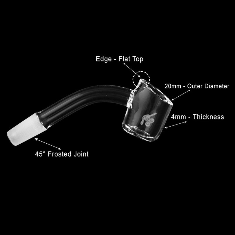 ORIGINAL QUARTZ BANGER - 45° DEGREE | YL - Headshop.com