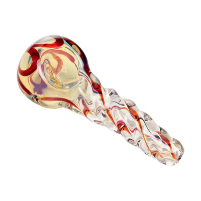 Human Grade Twist Glass Spoon Pipe Model B