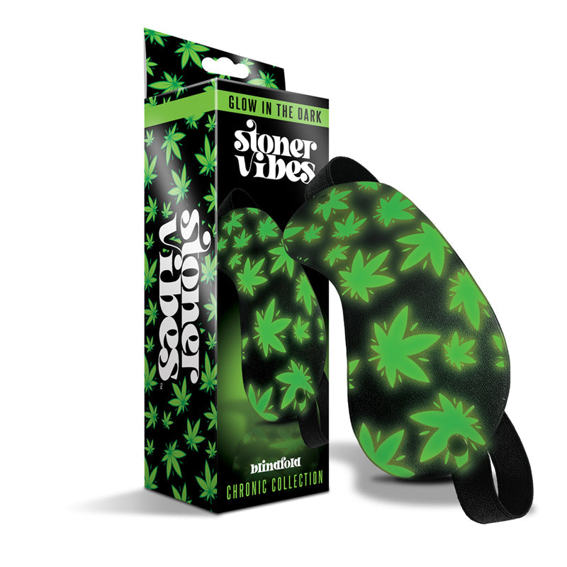 Stoner Vibes Chronic Collection Glow in the Dark Blindfold - Headshop.com