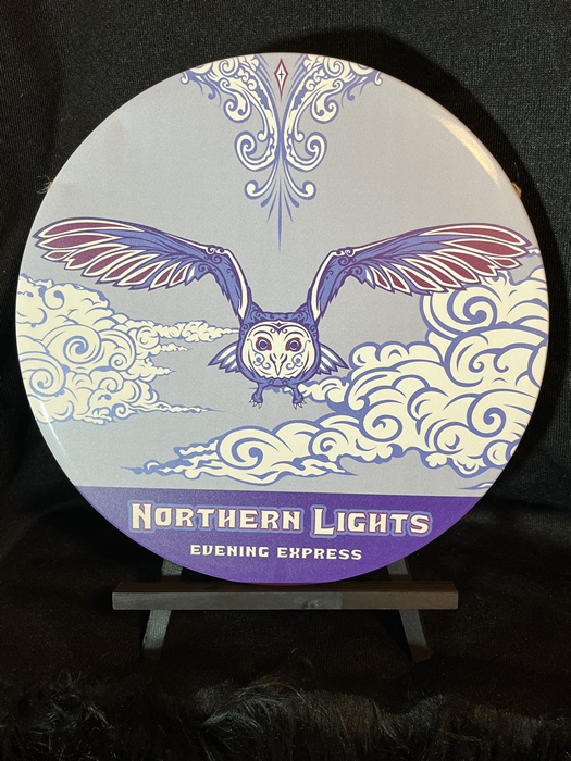 Northern Lights 30 cm x 30 cm Round Aluminum Sign - Headshop.com