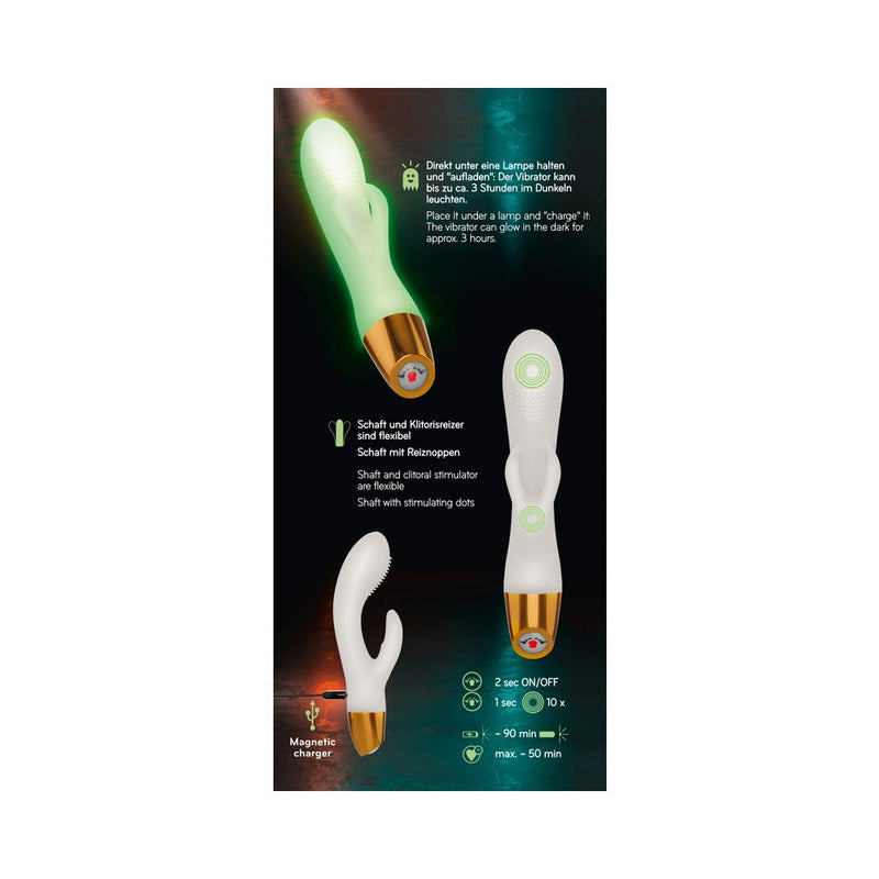 You2Toys Glow-in-the-Dark Rabbit Vibrator