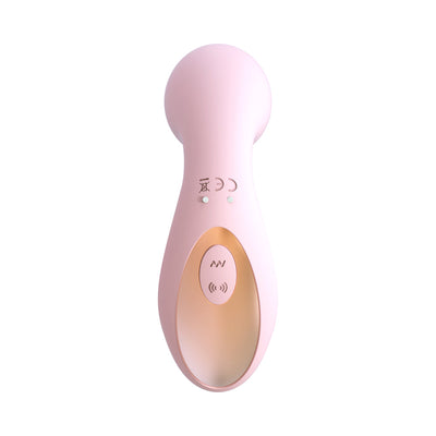 Shots Irresistible Desirable Rechargeable Silicone Soft Pressure Air Wave Dual Stimulator Pink