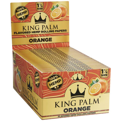 King Palm Flavored Hemp Papers | 40pc | 1 1/4 | 50pk Display - Headshop.com