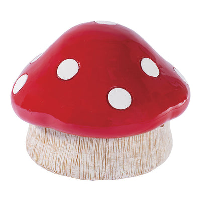 Fujima Red Mushroom Covered Ashtray - 4.75" - Headshop.com