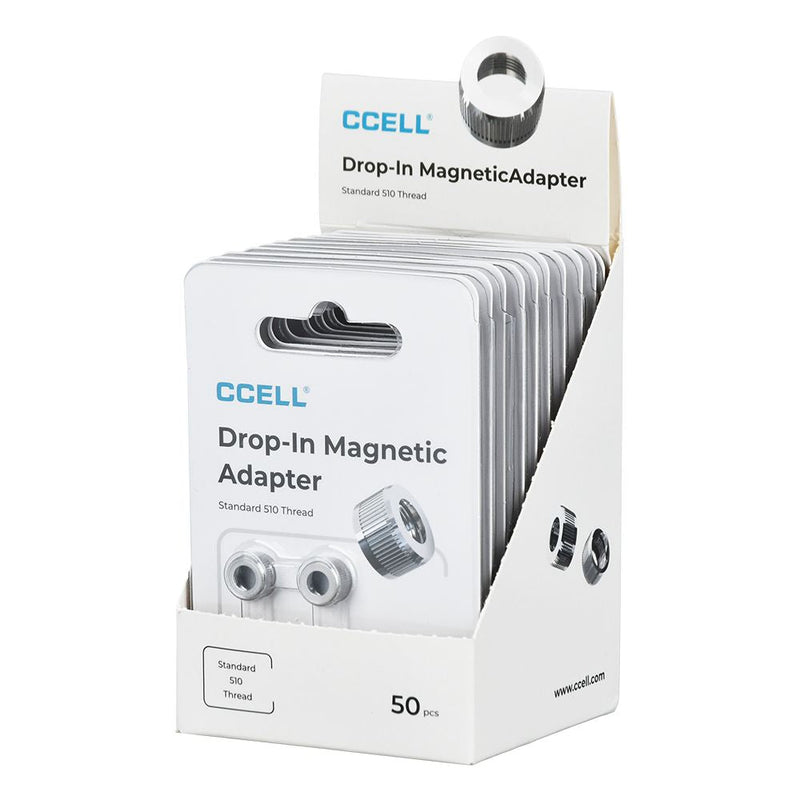 CCELL Drop In Magnetic Adapter - 5pc 10pck - Headshop.com