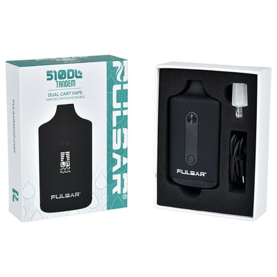 Pulsar 510 DL Tandem Dual Cart Vaporizer | 650mAh - Headshop.com