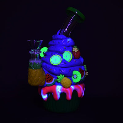 Fruitastic Cupcake Water Pipe - 6.5" / 14mm F - Headshop.com