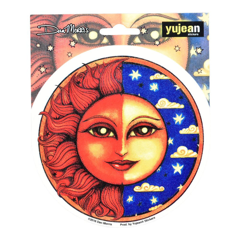 Dan Morris Celestial Twilight Round Sticker - 4.5"