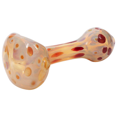 LA Pipes Polka Dot Glass Spoon Pipe - Headshop.com