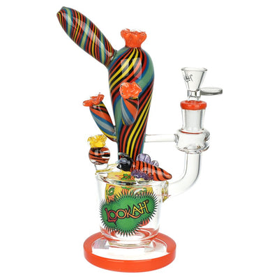 Lookah Glass Cactus Water Pipe - 9.25" / 14mm F - Headshop.com