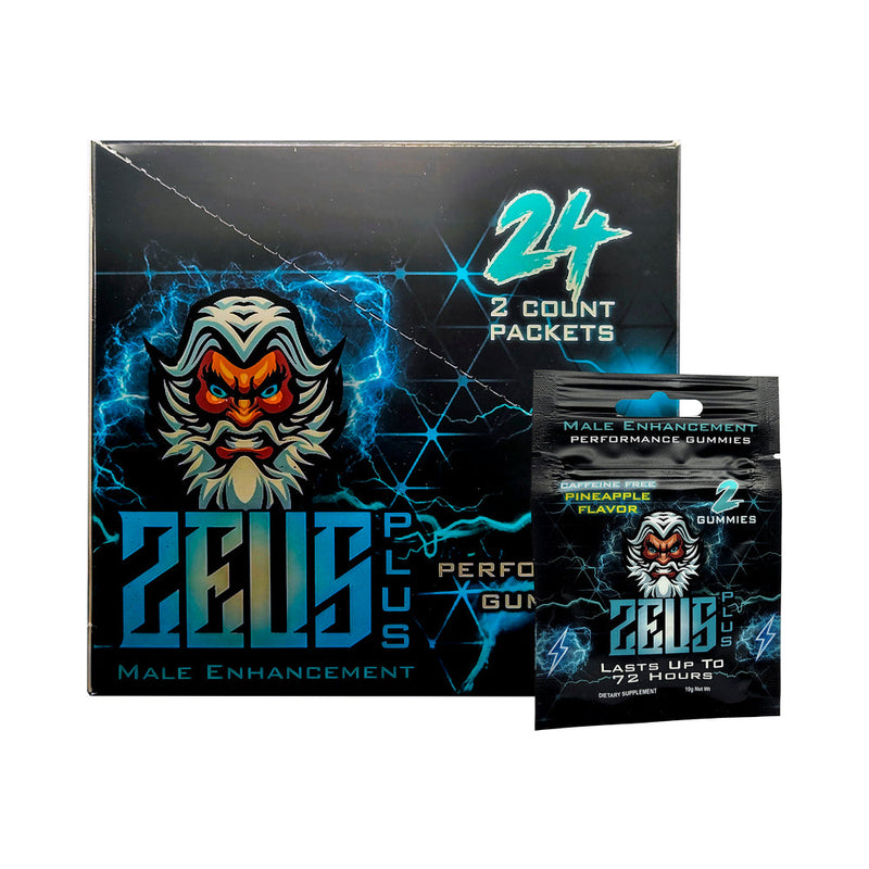 Zeus Plus Male Supplement Gummies Pineapple 2pk (24/DP)