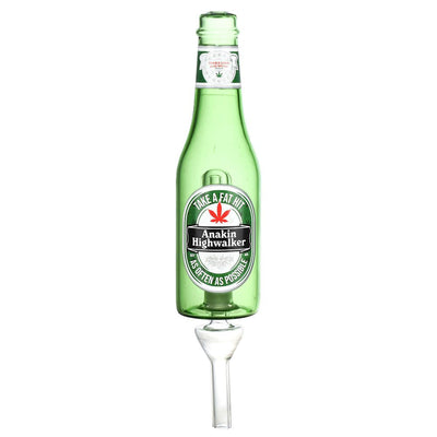 Dabtized Beer Burner Dab Straw & Dry Herb Pipe - 7.75" / 10mm F / Designs Vary - Headshop.com