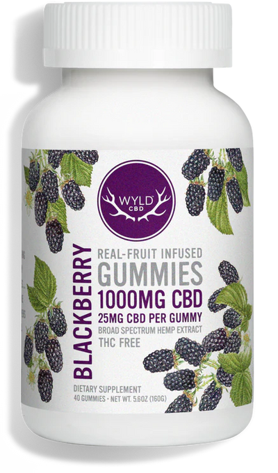 WYLD  CBD Real Fruit Infused CBD Gummies (50MG - 1000MG) - Headshop.com