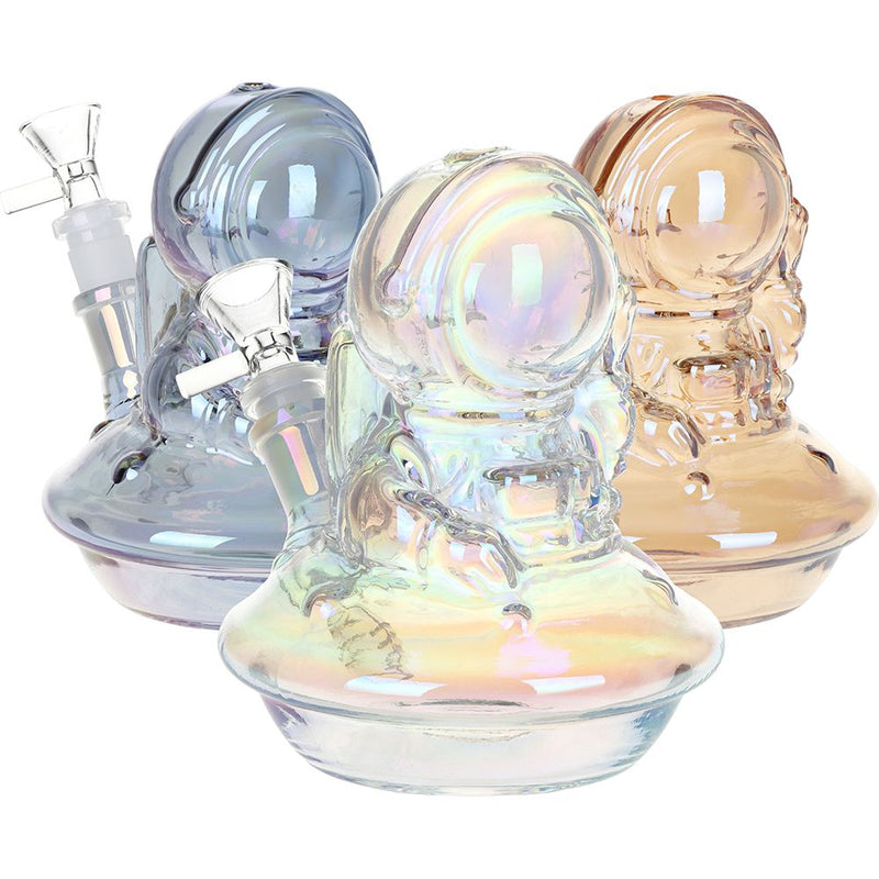 Astronautical Adventure Glass Water Pipe - 6" / 14mm F