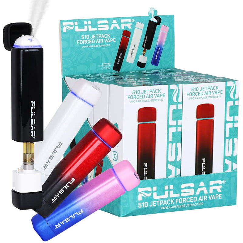 Pulsar 510 Jetpack Variable Voltage Vaporizer | 500mAh | 8pc Display