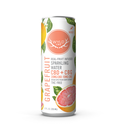 WYLD Real Fruit Infused CBD Sparkling Water 12oz - Headshop.com