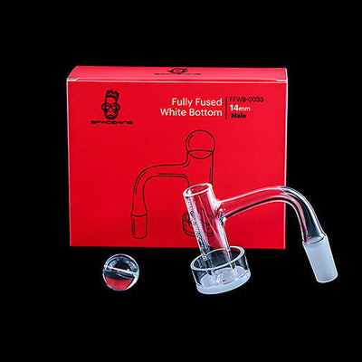 Space King Fully Fused White Bottom Banger Kit (Red) - Headshop.com