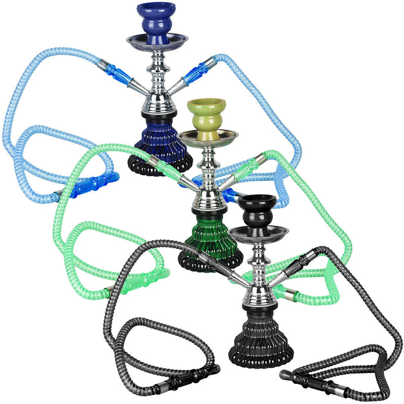 Premium Sparta Hookah - 10" / 2-Hose / Colors Vary - Headshop.com