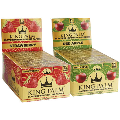 King Palm Flavored Hemp Papers | 40pc | 1 1/4 | 50pk Display - Headshop.com