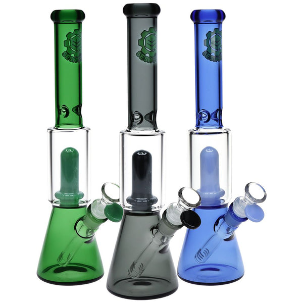 SeshGear Double Chamber Glass Beaker Water Pipe - 12"