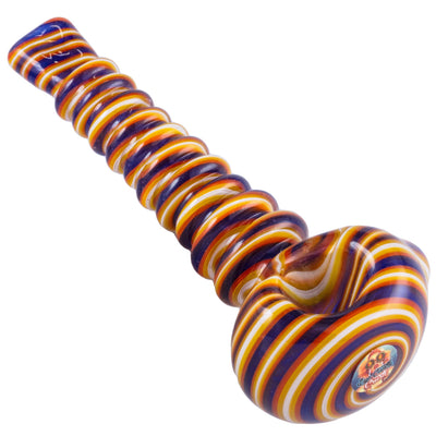 Crush Eye Candy MegaTwist 5" HandPipe Flat Mouthpiece - Vibrant Colors - Headshop.com