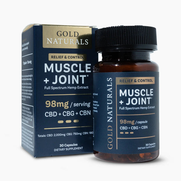 Gold Naturals Muscle + Joint Soft Gels